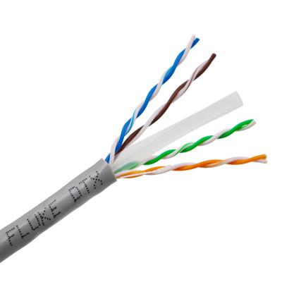 China CCA/CCAE/Because 2021 In Fluke Test ETL CM Lan Ethernet 23AWG UTP Cat 6 Network Communication Cables Current Cat 6 Cable LAN for sale