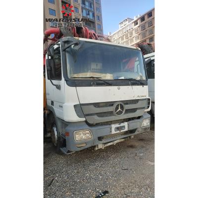 China 2011 Year Used Concrete Pump Truck 46m Capacity Mercedes Chassis for SANY 31490 kg for sale