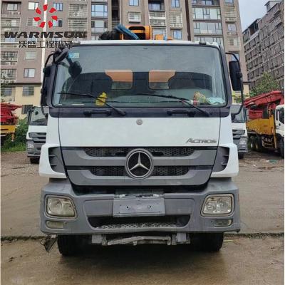 China 2014 Camión de bombeo de hormigón usado con chasis Mercedes para Zoomlion 52m Capacidad en Minería de energía y obras de construcción en venta