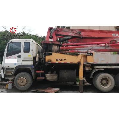 中国 SANY 中古 2007年モデル 37m コンクリートポンプトラック サポートと最大水平輸送距離 37 M 販売のため