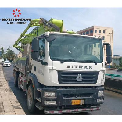 China Second Hand 2022 Zoomlion 43-Meter Concrete Pump Truck for Construction works and Energy Mining Support on-site inspection for sale