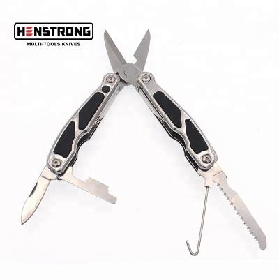 China Stainless steel garden folding scissors, aluminum handle folding pruner, unique brandable multi tool H2085 for sale