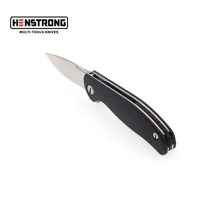 China New Hot Durable Camping Knife Free Sample G10 Vintage Pocket Knife Manufacturer In China for sale