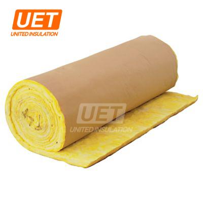 China Farm thermal conduction vacuum glass wool soudproof glass wool insulation blanket packing rolls for sale