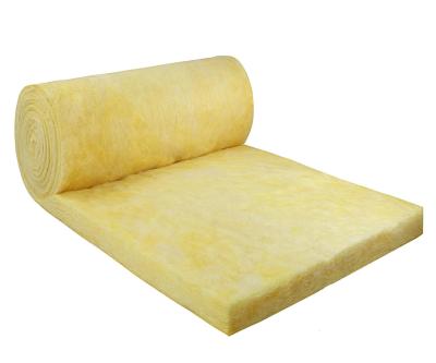 China Good quality traditional unfaced glass wool blanket for metal building roof and wall heat insulation on sale for sale