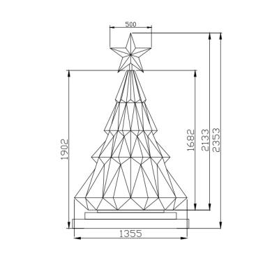 China P1.5 GOB Creative LED Display Christmas Tree Screen for Shopping Mall Stores Hotels for sale