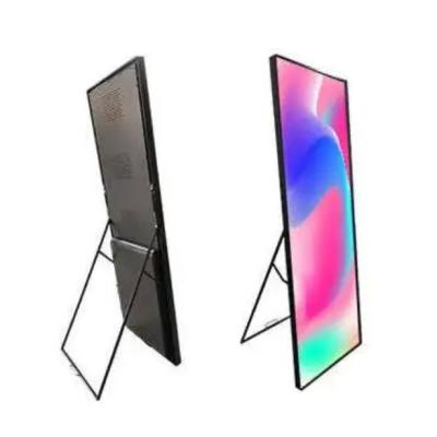 China LED Poster  Commercial LED Display Screen Standing Wall Mount Hanging Advertising for sale