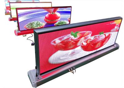 China 5 mm TOP Taxi LED Display IP65 P5 Taxi Top LED Bildschirm mit doppelten Seiten zu verkaufen