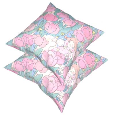 China 100% Polyester Anti-Static Custom Pack of Two Choose Double Sided Printed Pillowcase Zipper Pillow for sale