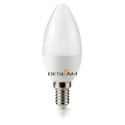 China Hotel C37 Shape LED Candle Bulb , 180 Degree Beam Angle For Indoor for sale