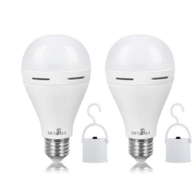 China Factory direct sales 5W 7W 9W 12W E27 E26 B22 LED emergency bulb camping rechargeable portable lights home for sale