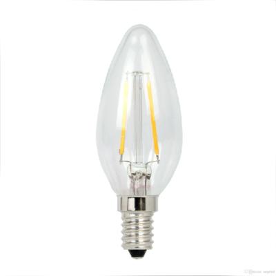 China Residential LED Filament with KS Certificate, E27 Base Amber and Clear Cover for sale