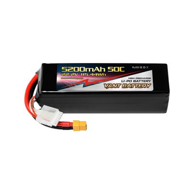 China The lightest weight RC hobby high quality 5200mah 50c 22.2v 6s rc lipo battery for F3A airplanes for sale