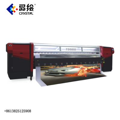 China crystaljet solvent printer CJ7000 with sekio printhead ad printer wallpaper 3.2M for sale