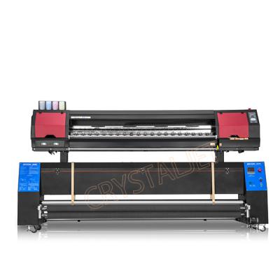 China Printing shops low price inkjet sublimation printer crystaljet flag printing machinery for polyester fabric large format sublimation printer for sale