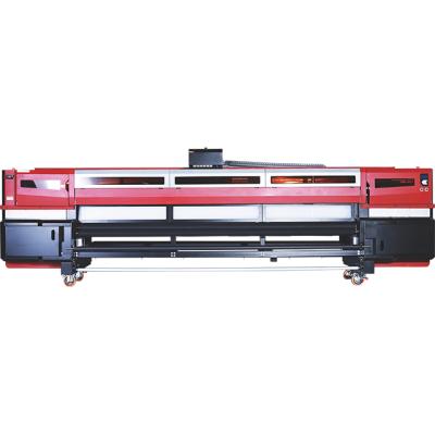 China Large format machinery repair shops crystaljet 3d printing machine 3.2m roll to roll vinyl uv banner printer uv printer for sale