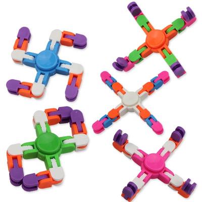 China Plastic Wacky Snap and Click Tracks Spinner Wiggle Toy Game Finger Sensory Toys Snake Puzzles for Party Adult Teen Child Jigsaw for sale