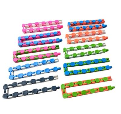 China DIY Cube Track Toy Decompression Toys Bike Chain TOY Wacky Tracks MagicPuzzle Shape The Restless Person Toy for sale