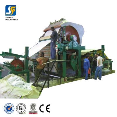 China Paper industry how to make toilet paper roll product factory from qinyang shunfu paper making machines for sale