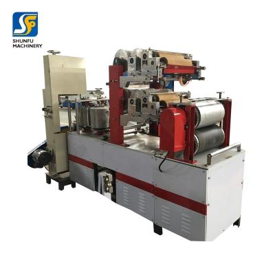 China Full Automatic Plant Factory Outlet Tissue Paper Napkin Making Machine for sale