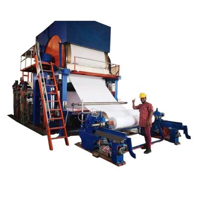 China Paper Industry Small Scale Soft Tissue Paper Making Machine Low Output 1ton Per Day for sale