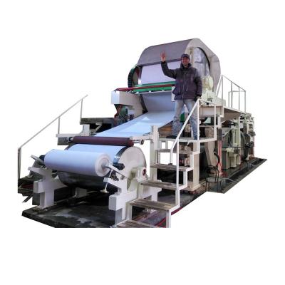 China 2100mm Paper Industry Toilet Paper Machine Made From Germany Tissue Paper Mills From China Supplier for sale