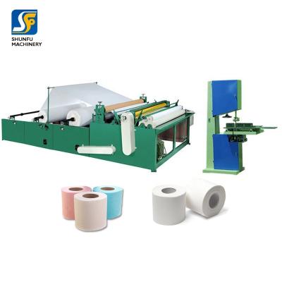 China Semi Automatic Machinery Industry Tissue Paper Slitter Paper Processing Paper Slitting Rewinder Paper Roll 1700mm for sale