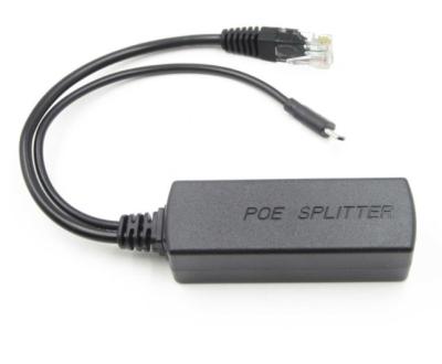 China POE 5V 2.4A PoE to 5V/2.4A Active IEEE 802.3af Compliant Micro USB 48V Adapter for IPC, IP Camera and More for sale