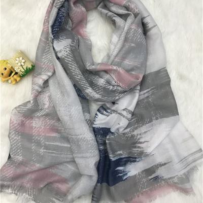 China Soft Touch Feeling 2022 Wholesale Newly Designed Printed Women's Scarf Shawl Muslim Scarf Pakistan Accepted OEM & ODM for sale