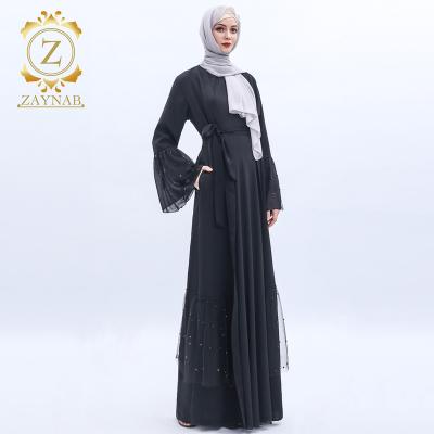 China Anti-wrinkle Zaynab 2022 Muslim Women Dress For Eid Al Adha Design Vestidos Muslim Long Dress Wholesale Latest Abaya for sale