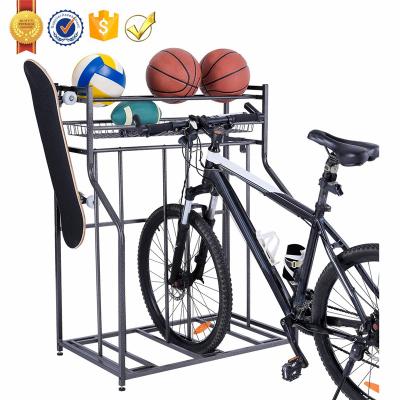 China BSR03A Durable Kids Bike Organizer Sports Storage Rack, 3 Bike Storage Rack for Garage, Bike Storage Garage Rack for sale