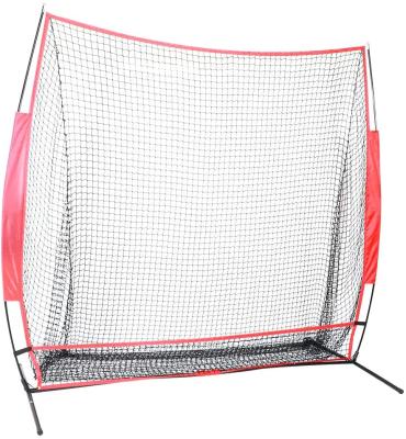 China Durable Large Construction 10x7FT Portable Indoor qoutdoor Hitting Chipping Practice Cage Golf Training Net for sale