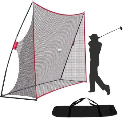 China Durable Portable Construction 10x7ft Practice Training Hitting Indoor Outdoor Backyard Driving Range Golf Net for sale