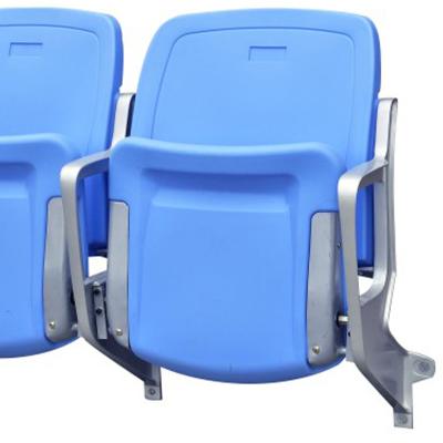 China Factory Wholesales Modern Stadium Tip Up Chair Spectacular Stadium Seat With Aluminum Legs For VIP for sale