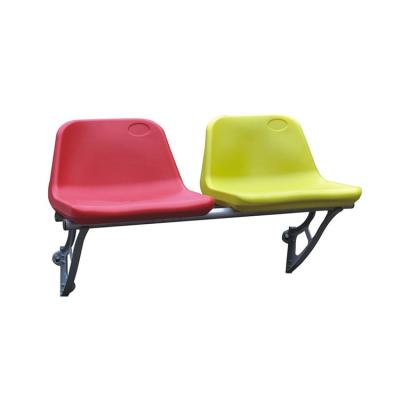 China Modern HDPE Blow Molding Stadium Floor Seat Without Armrest for sale