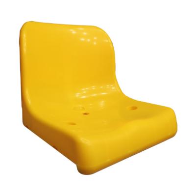 China Stadium Chair Wholesale Price HDPE Modern Yellow Plastic Chair for sale