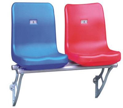 China Modern Plastic HDPE Bucket Seats Stadium Seat Without Backrest For Sports for sale