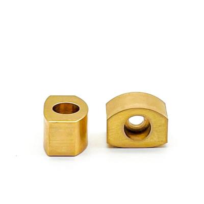 China Custom Precision Brass Manufacturing Equipment Copper Manufacturing CNC Milling Turned Machined Parts Machining Service for sale