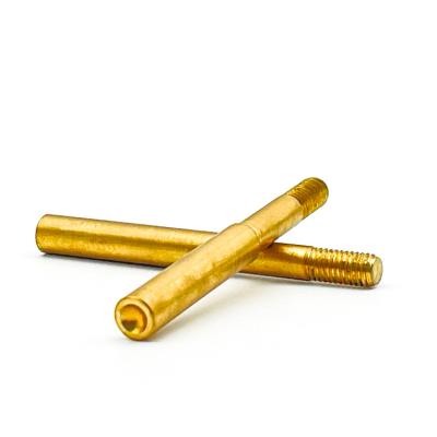 China Industrial Equipment Factory Supply High Quality CNC Machined Metal Copper / Brass Pins For Sale for sale