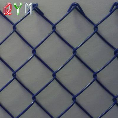 China Easily Assembled Black Chain Link Fence Diamond Wire Mesh Used Chain Link Fence for sale