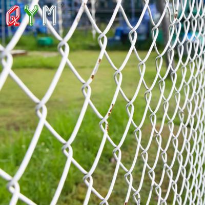 China Easily Assembled Industry Chain Link Barrier Galvanized Diamond Wire Mesh Fence for sale