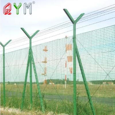 China Easily Assembled Y Post Airport Fence Razor Barbed Wire Jail Barriers for sale