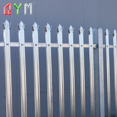 China Easily Assembled Steel Security Palisade Barrier Second Hand Palisade Residential Fence for sale