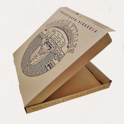 China Recyclable Wholesale Custom Logo Package Cardboard Boxes Corrugated Printed Paper Pizza Box for sale