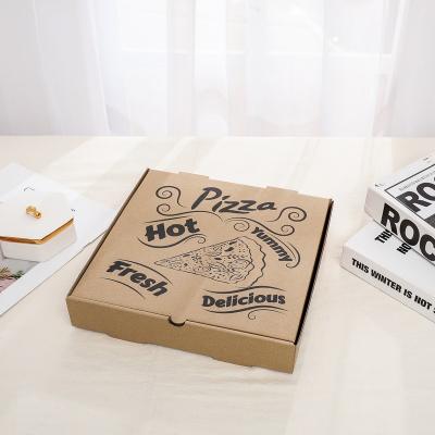 China Wholesale Recyclable Pizza Box Package Cardboard Supplier Custom Design Bulk Printed Pizza Packing Box 15 Inch for sale