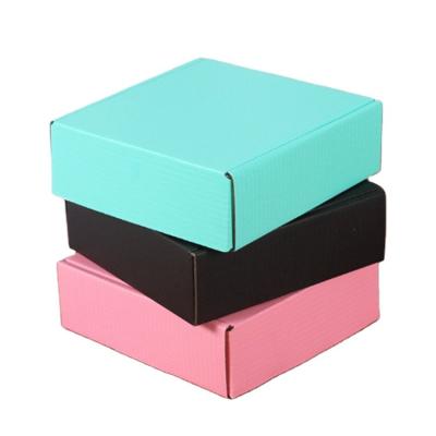 China Recyclable Colorful Customized Tab Lock Folding Corrugated Mailing Paper Box for sale