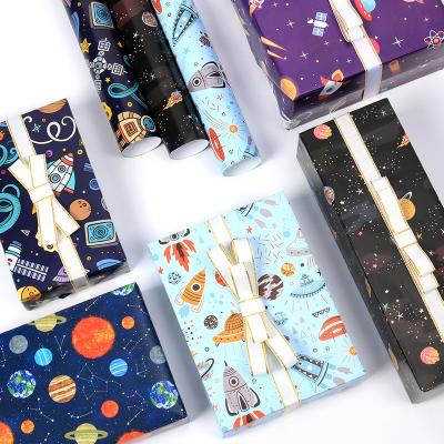 China Recyclable Hot Selling Custom Wrapping Paper Gift Wrapping Paper Wrapping Paper Roll Amazon Merry Christmas Wrapping Paper Roll Papers for sale