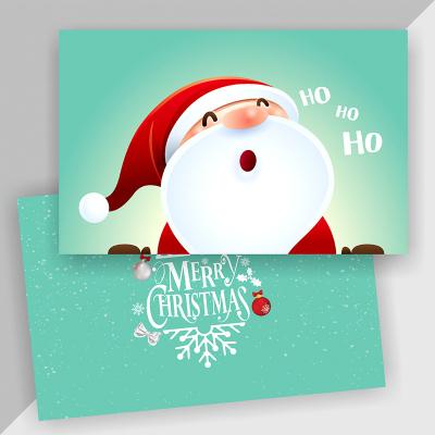 China Custom Printing Different Europe Shapes Creative Handmade Greeting Card For Christmas for sale