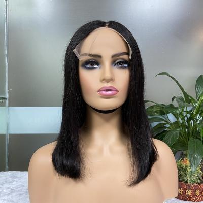 China Fashion Design Straight Hair Wholesale Bob Peruvian Wigs Front Closure Short Bob Peruvian Human Hair Lace Wig 8 Inches for sale