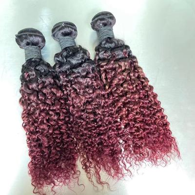 China Popular 100% Virgin Hair Unprocessed Custom Label Colored 100% Brazilian Human Indian Virgin Hair Weaving Cheap Kinky Curly Hair Extension Bundles for sale